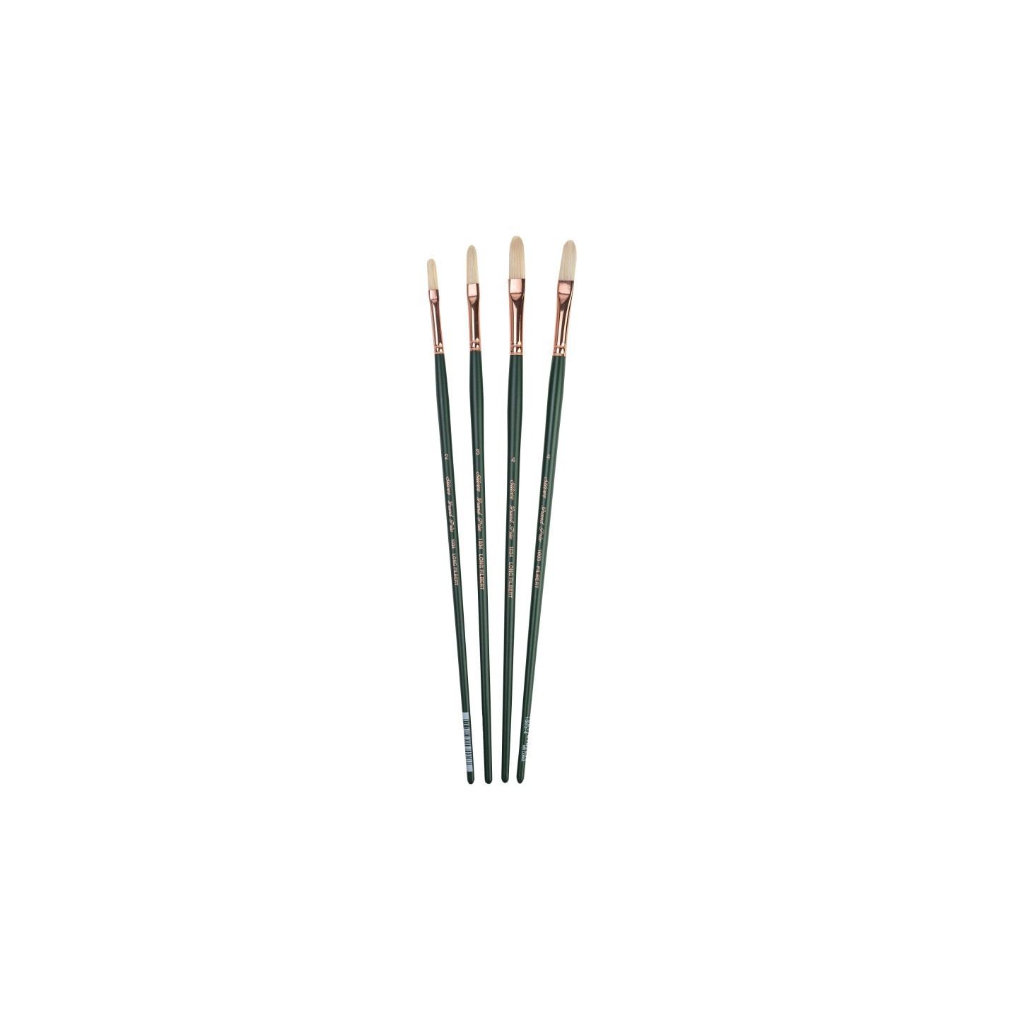 Silver Brush Grand Prix Long Filberts, 4 Brushes