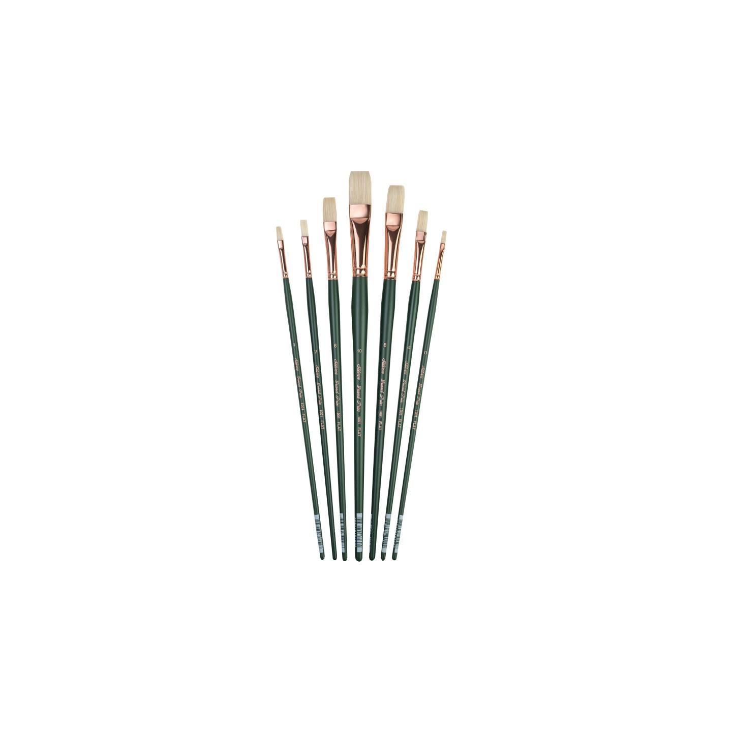 Silver Brush Grand Prix All Flats, 7 Brushes