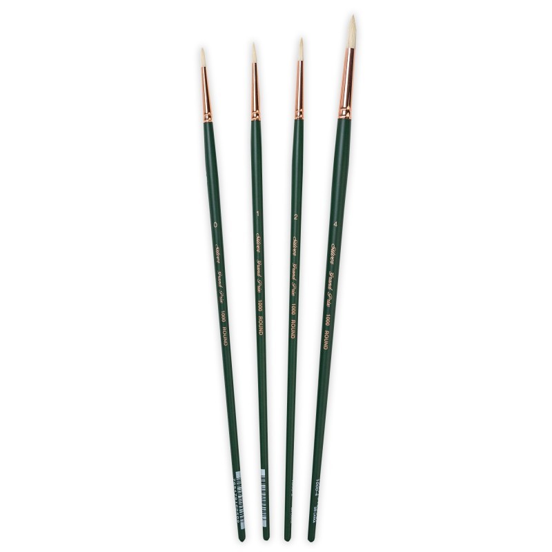 Silver Brush Grand Prix Small Rounds, 4 Brushes