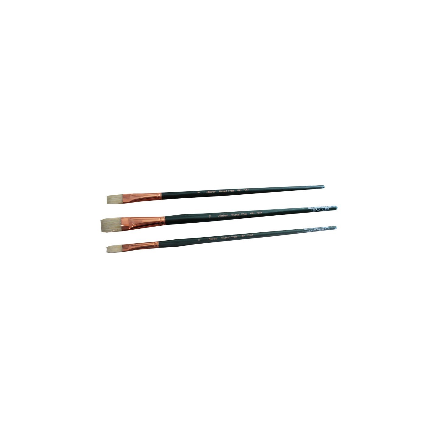 Silver Brush Grand Prix Large Flats, 3 Brushes