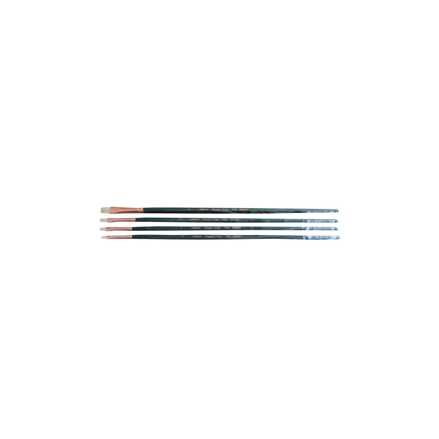 Silver Brush Grand Prix Small Brights, 4 Brushes