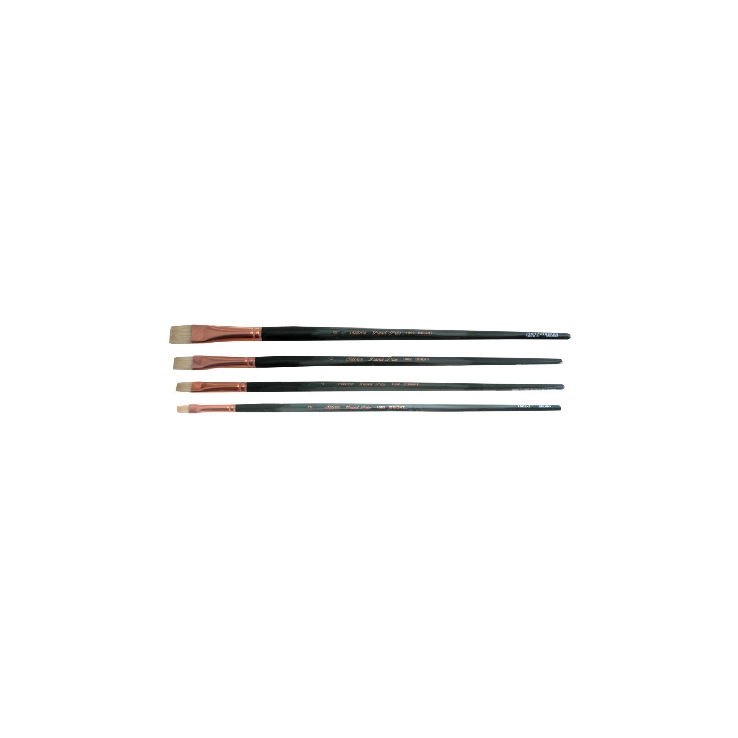 Silver Brush Grand Prix Even Brights, 4 Brushes
