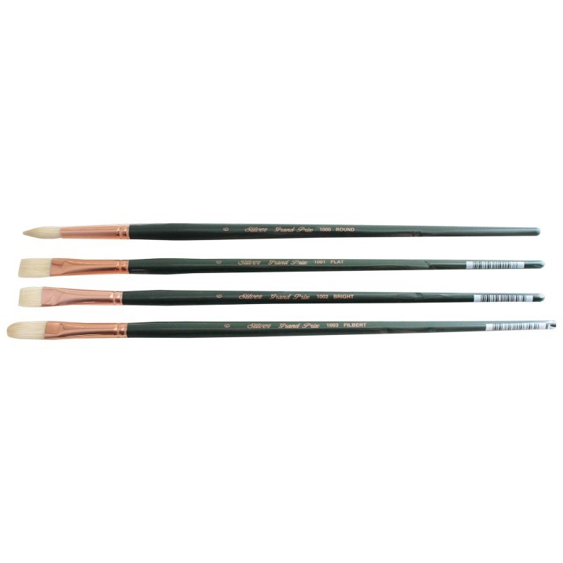 Silver Brush Grand Prix Size 6 Variety, 4 Brushes