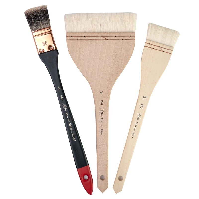 Silver Brush Hake/Mottler Combo, 3 Brushes