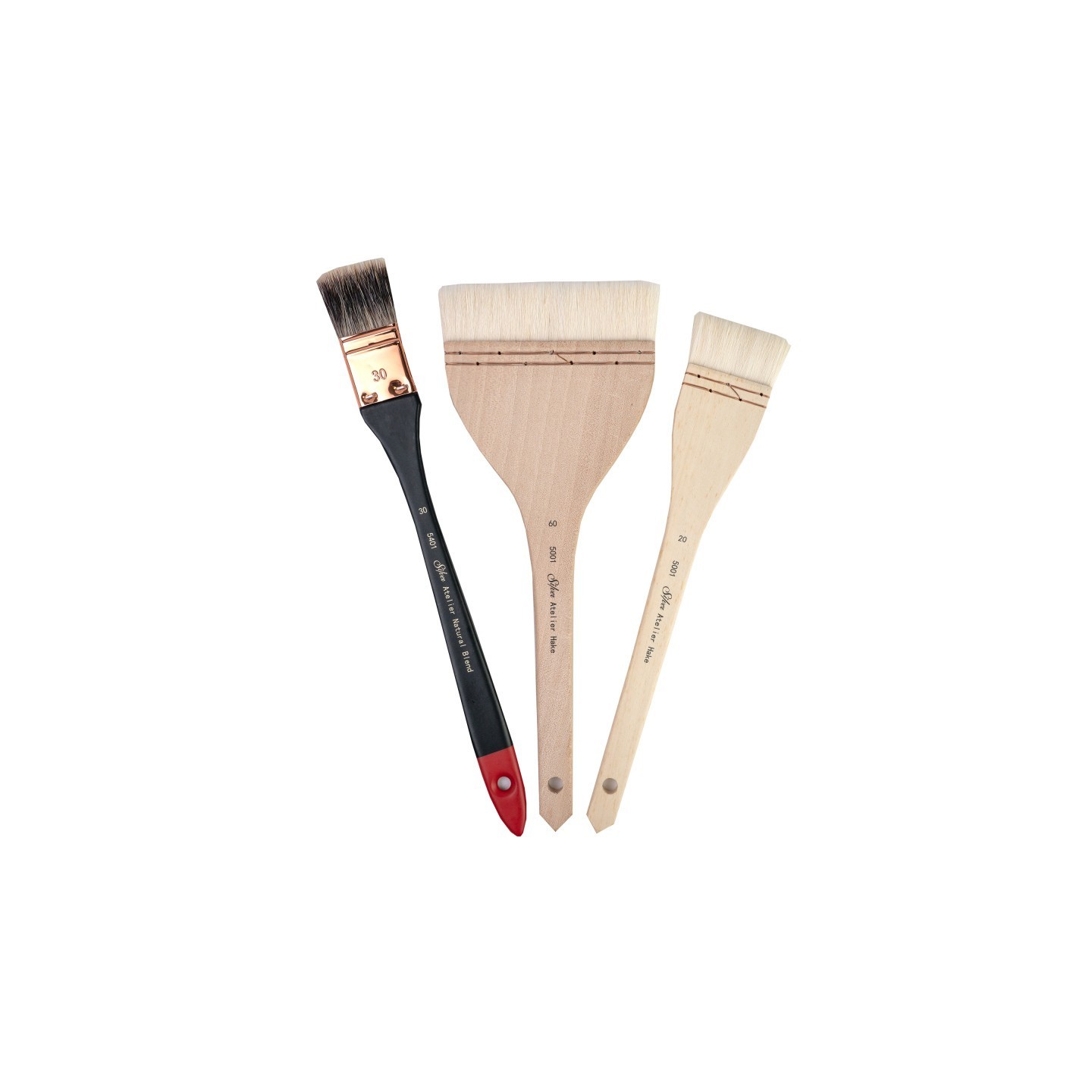 Silver Brush Hake/Mottler Combo, 3 Brushes