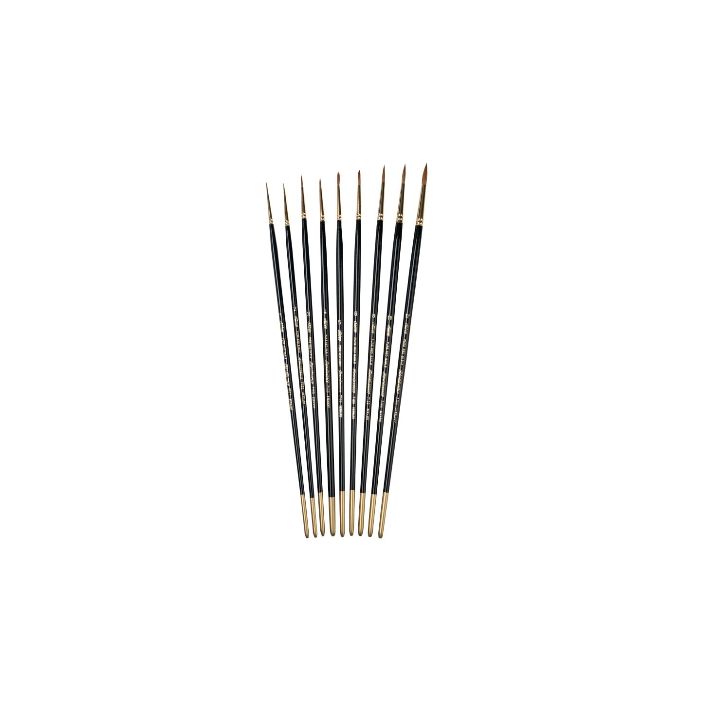 Silver Brush Renaissance Rounds, 9 Brushes
