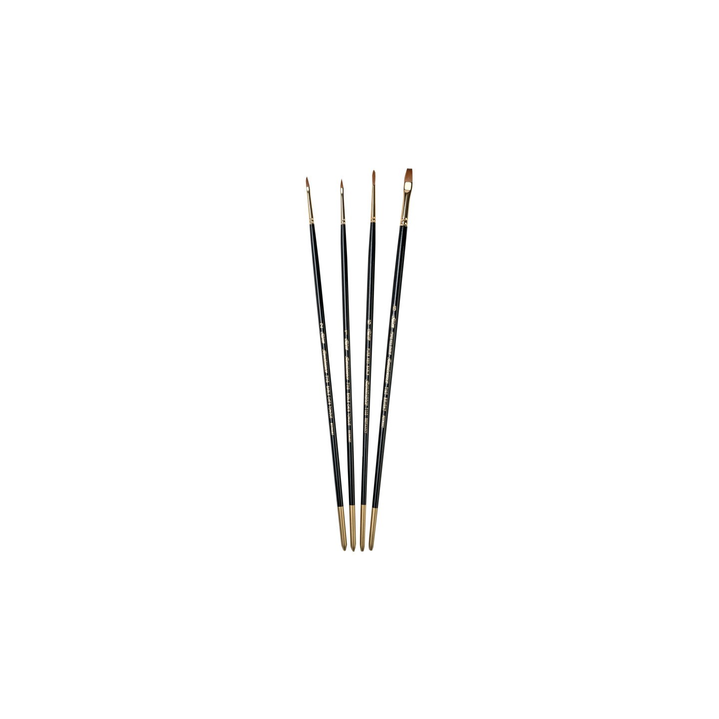 Silver Brush Renaissance Small, 4 Brushes