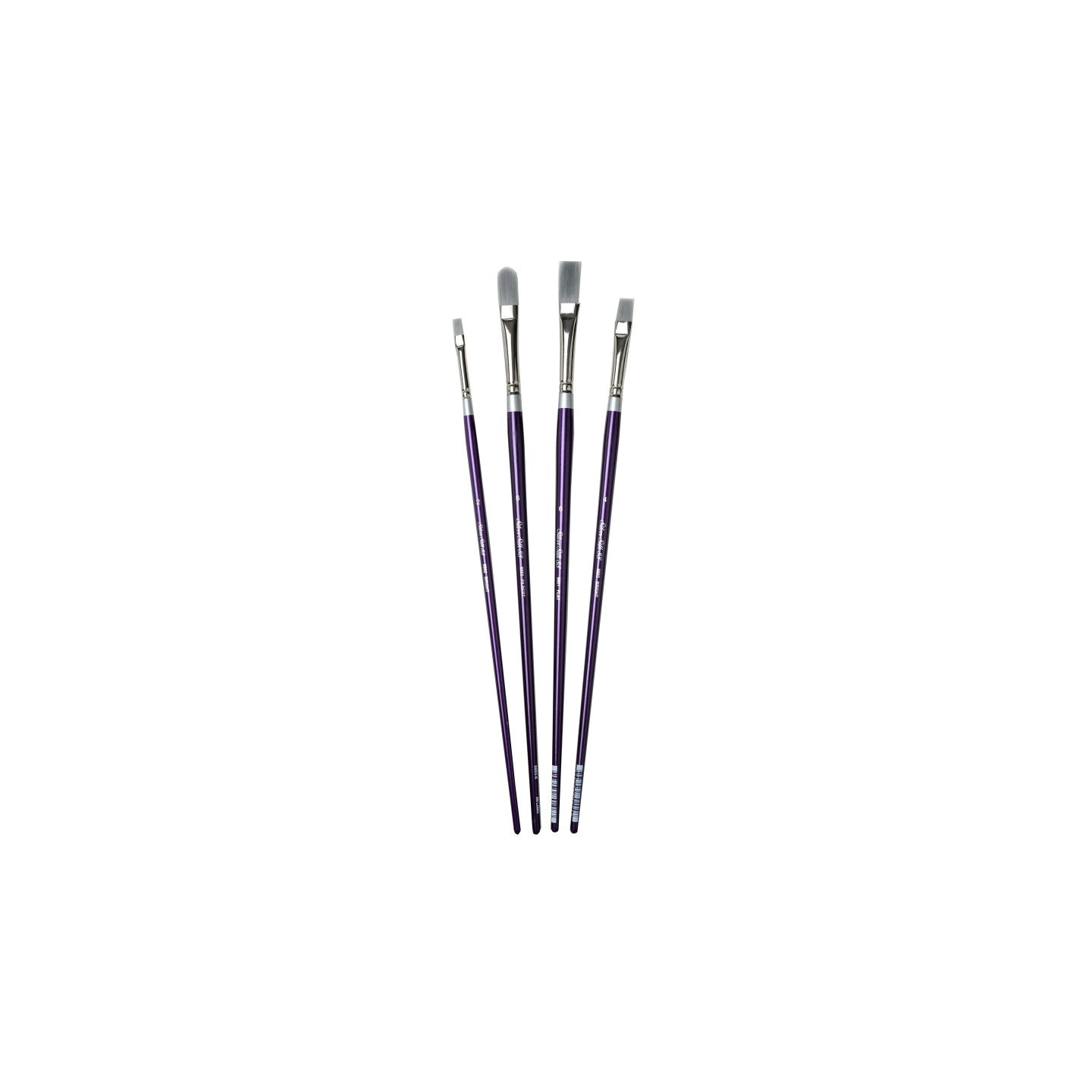 Silver Brush Silver Silk LH 4-Piece Brush Set