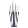 Silver Brush Silver Silk Rounds, 6 Brushes