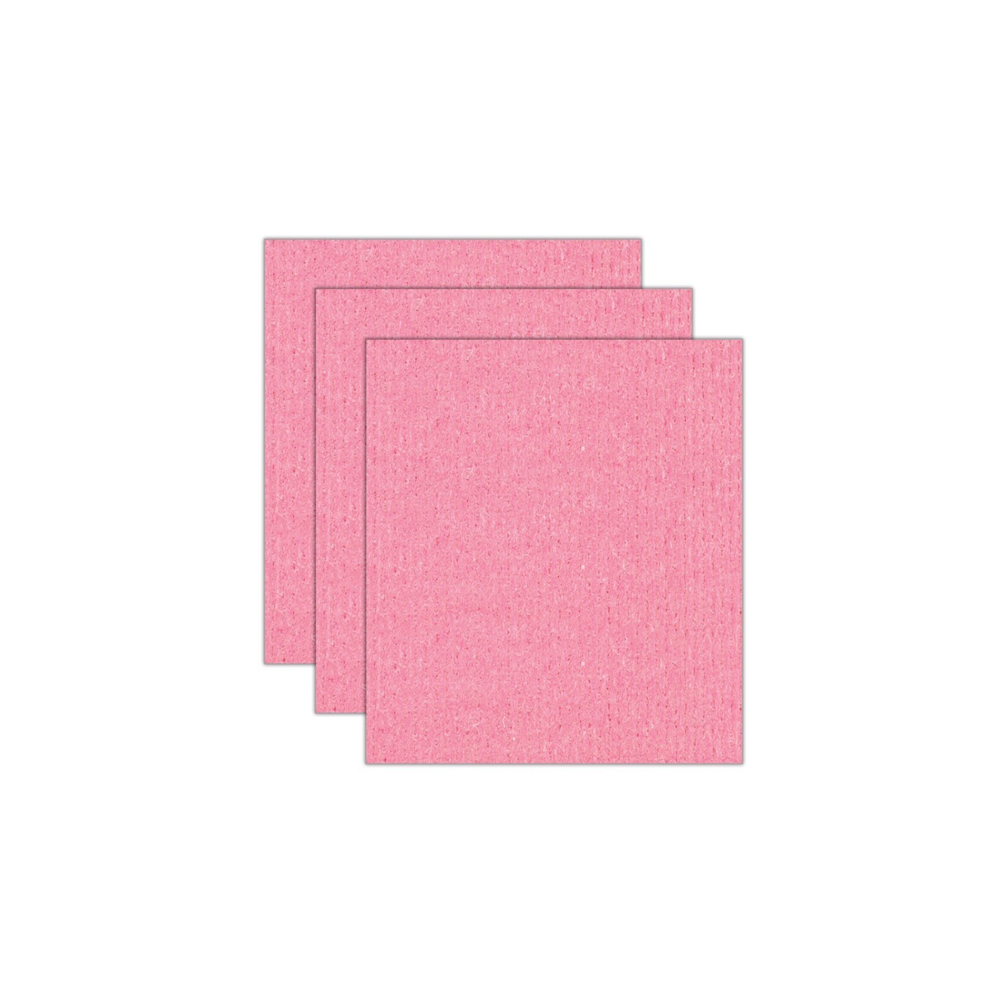 S.M. Arnold, Inc. Sponge Cloth, 7.5" x 8", Red, Pack of 3