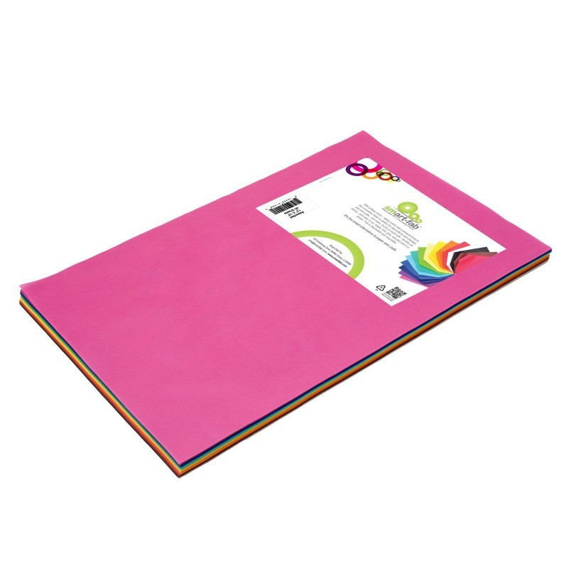 Smart-Fab® Art & Decoration Fabric Sheets, 12" x 18", Assorted, 45 Sheets