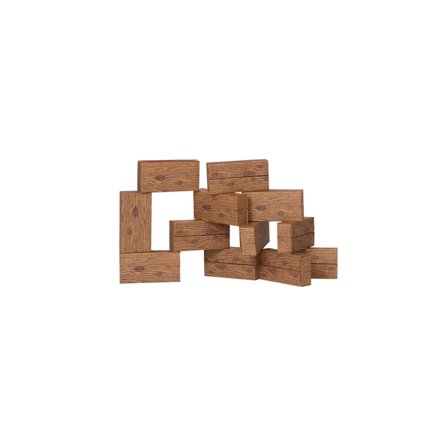 Smart Monkey Toys Giant Timber Blocks, 16 Pieces