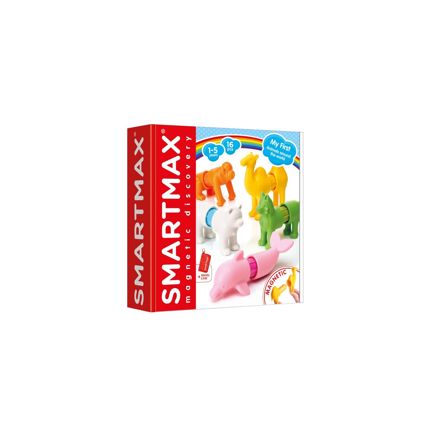 SmartMax® My First Animals Around the World, Magnetic Building Set