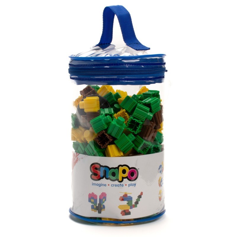 Snapo Building Blocks, Mine World Creator Kit, 200 Pieces