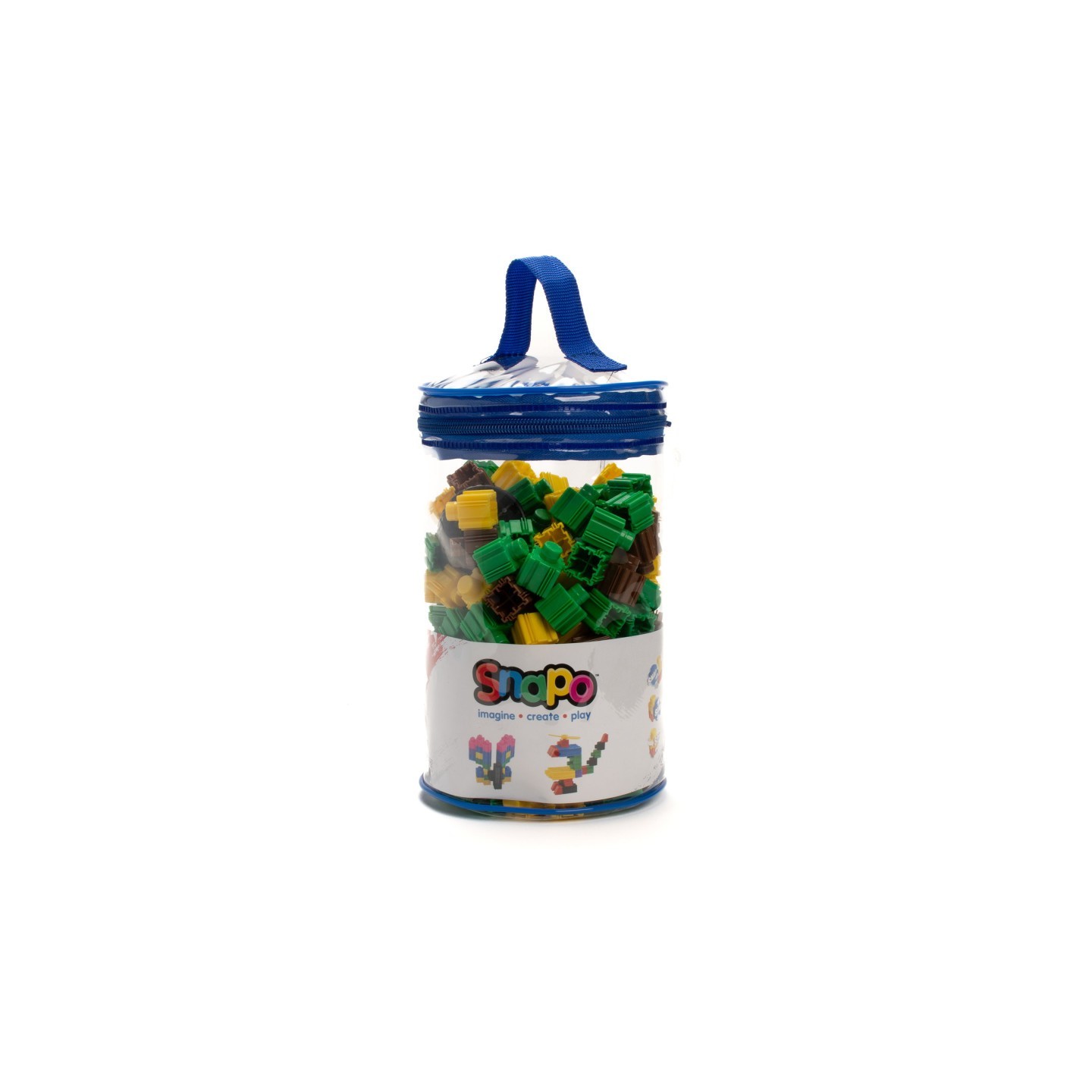Snapo Building Blocks, Mine World Creator Kit, 200 Pieces