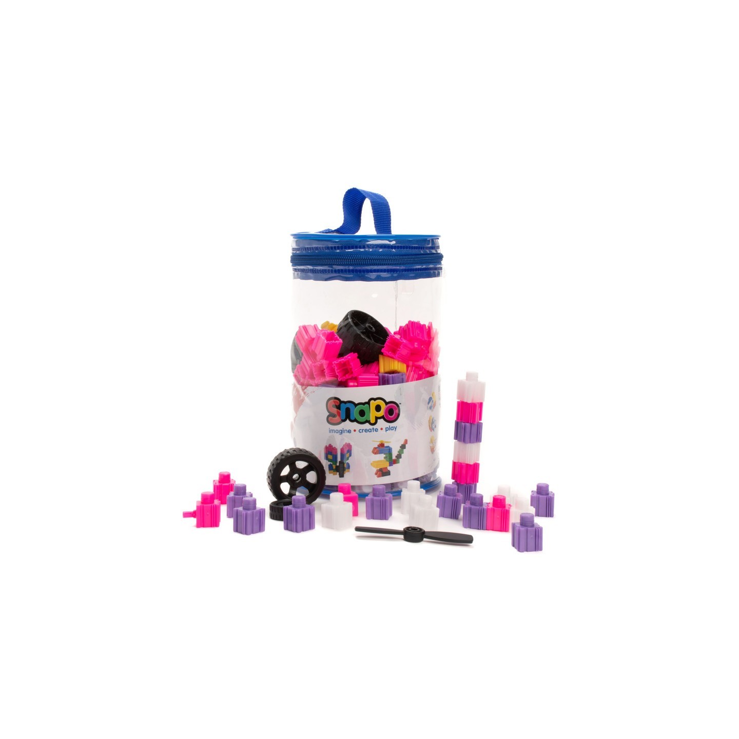 Snapo Building Blocks, Unicorn Creator Kit, 200 Pieces