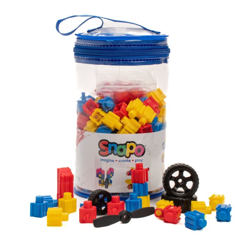 Snapo Building Blocks, Advanced Builder's Kit, 300 Pieces