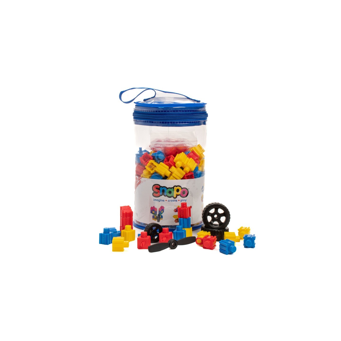 Snapo Building Blocks, Advanced Builder's Kit, 300 Pieces
