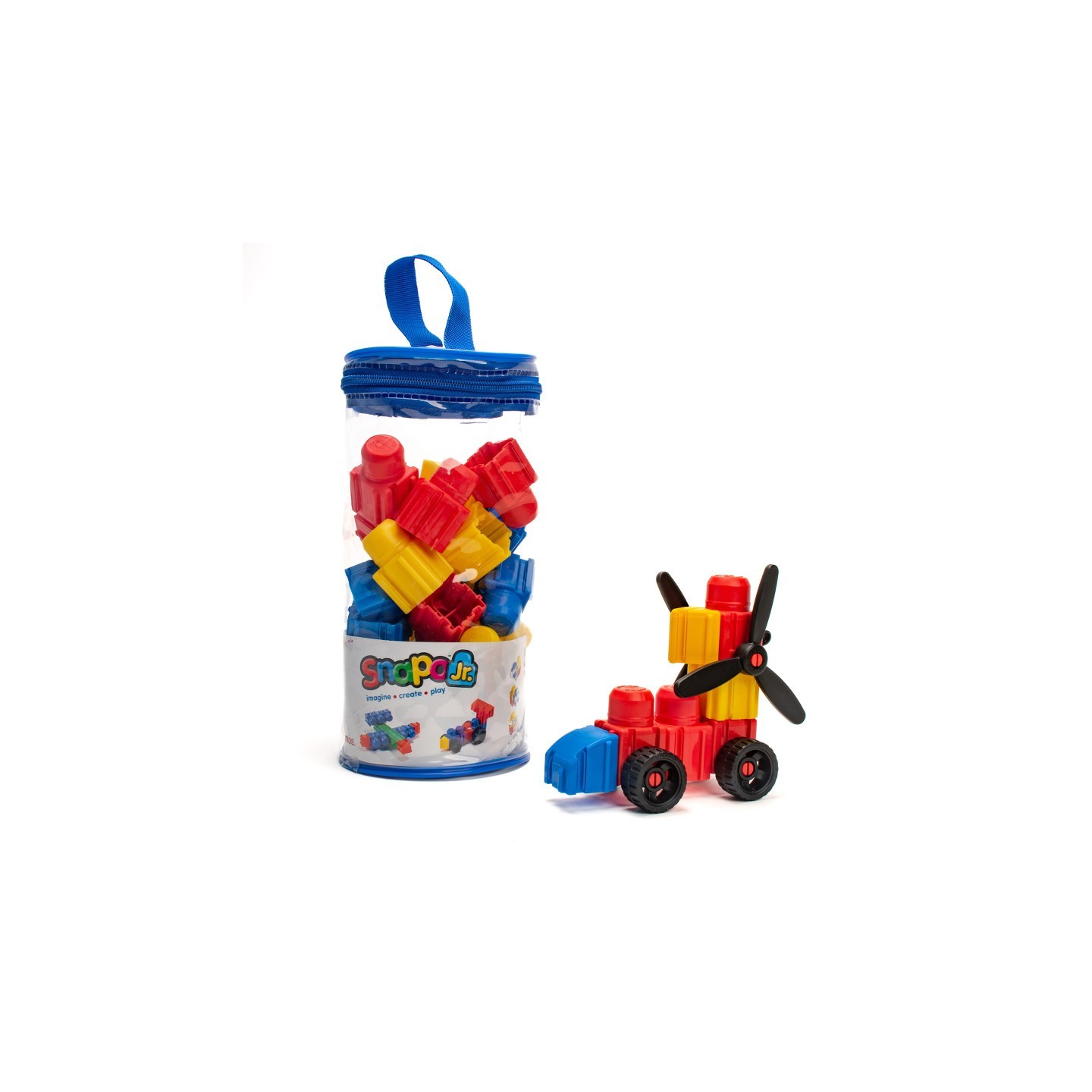 Snapo Jr. Building Blocks, Junior Builder's Kit, 40 Pieces