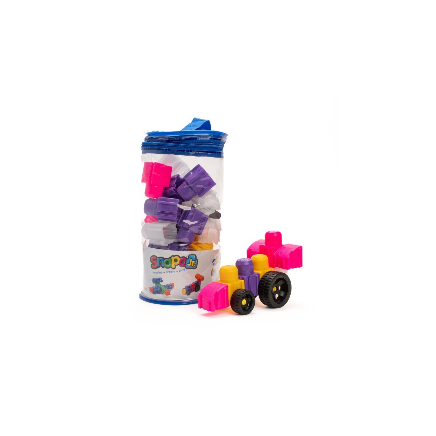 Snapo Jr. Building Blocks, Princess Creator Kit, 40 Pieces
