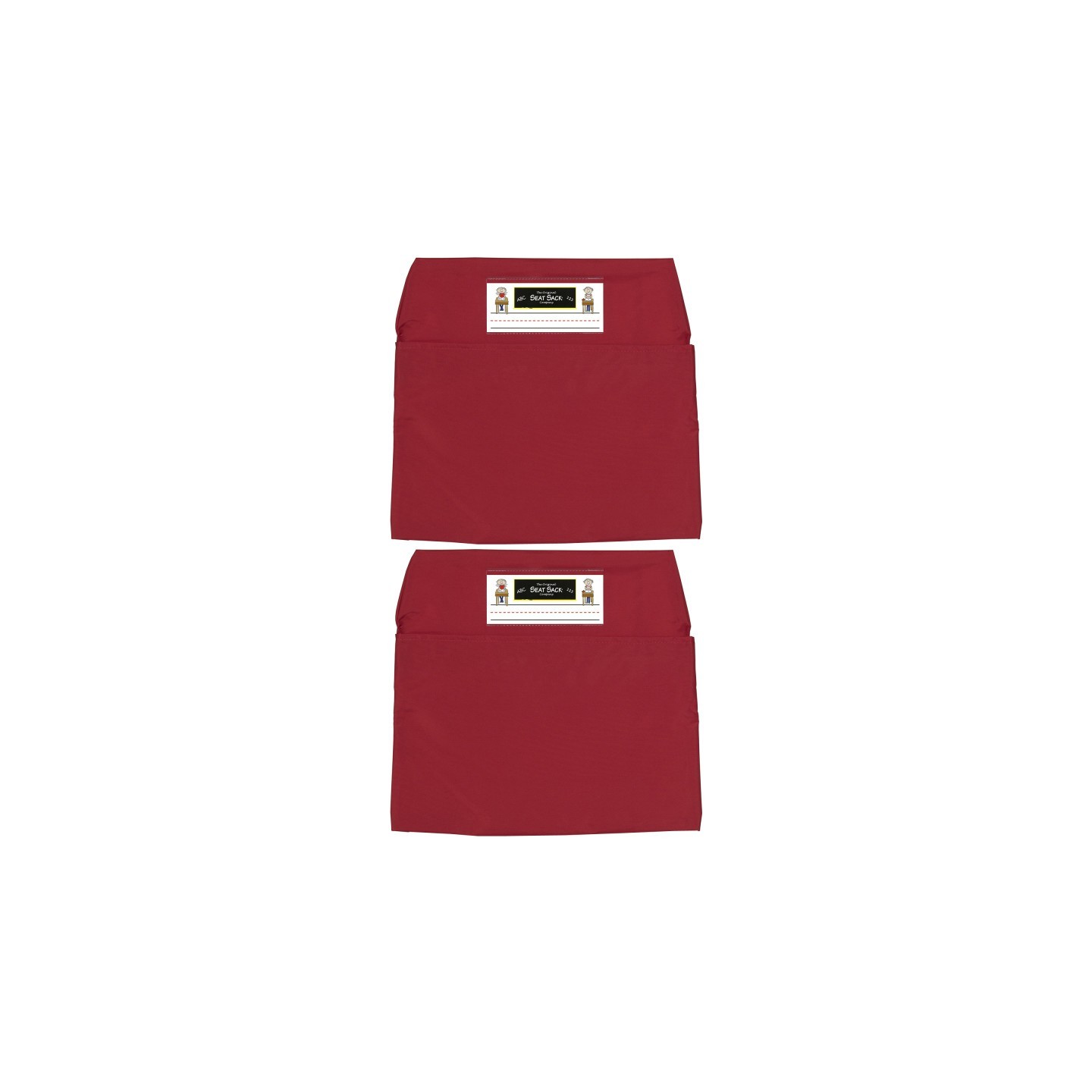 Seat Sack® Seat Sack, Small, 12 inch, Chair Pocket, Red, Pack of 2
