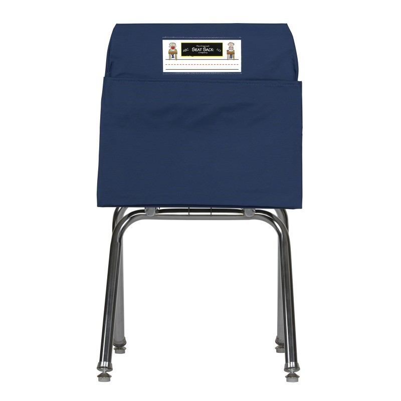 Seat Sack® Standard Chair Pocket Classroom Storage Organizer - 14 inch, Blue