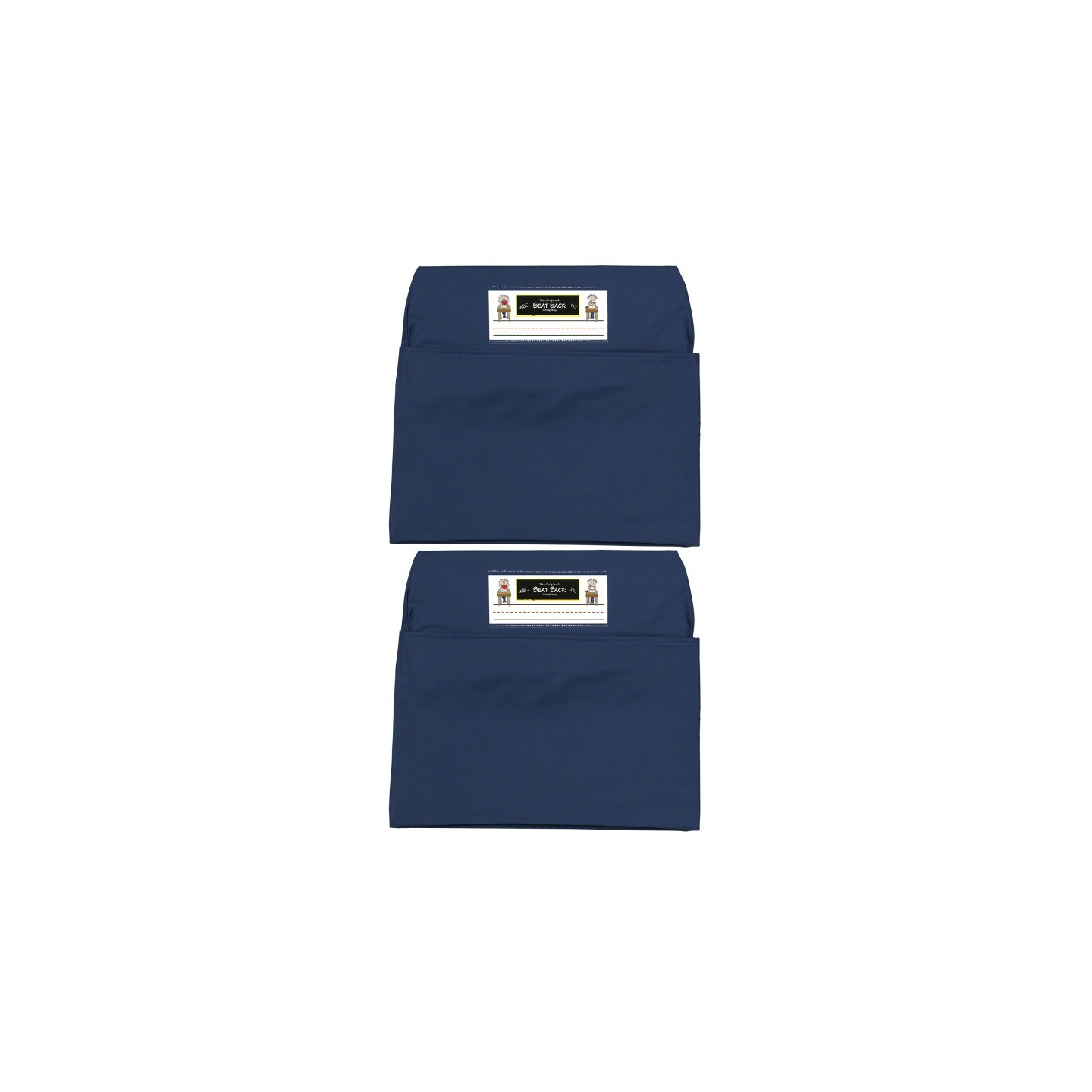 Seat Sack® Seat Sack, Medium, 15 inch, Chair Pocket, Blue, Pack of 2