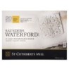 St Cuthberts Saunders Waterford Watercolor Block, Rough, White, 140lb/300gsm, 20 Sheet, 16x12 inch, 1 Count