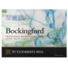 St Cuthberts Bockingford Watercolor Pad, Cold Pressed, Glue Binding, 140lb/300gsm, 12 Sheet, 9x12 inch, 1 Count
