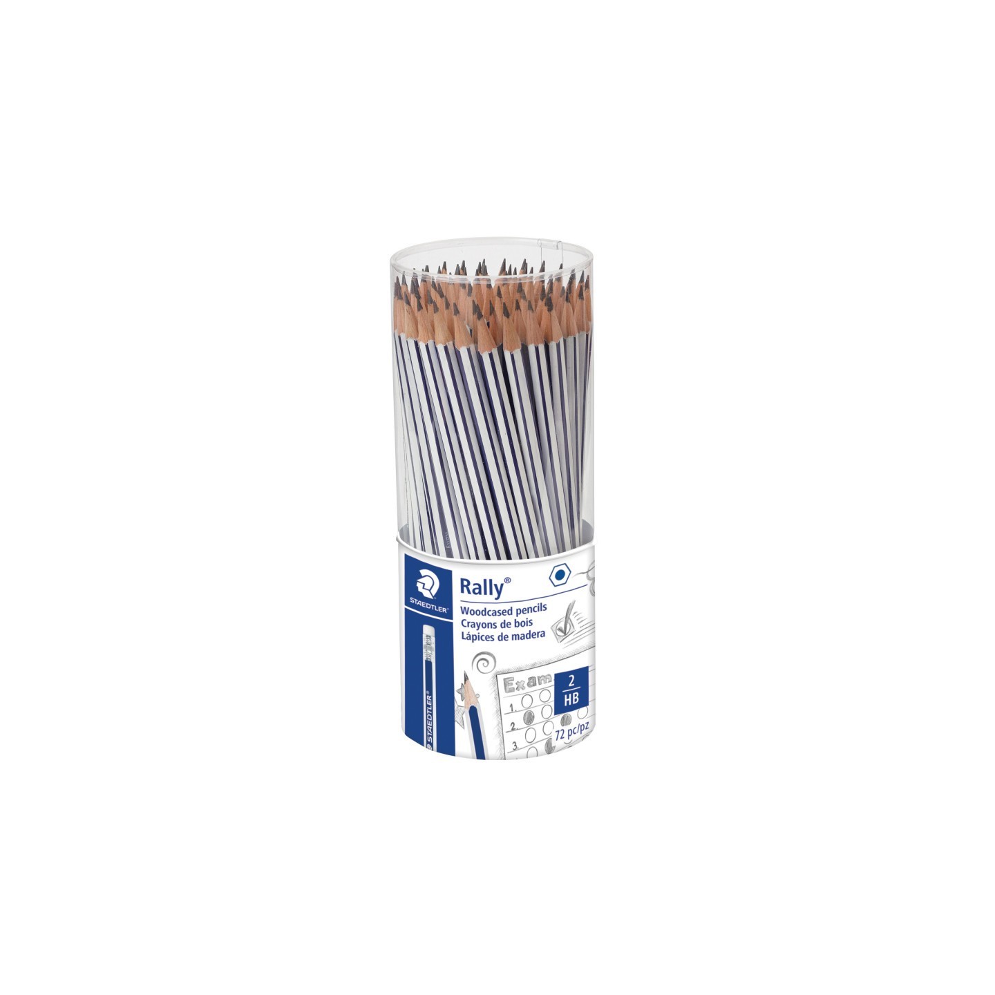 STAEDTLER® Rally® pencils #2 (HB), Display Box of 72