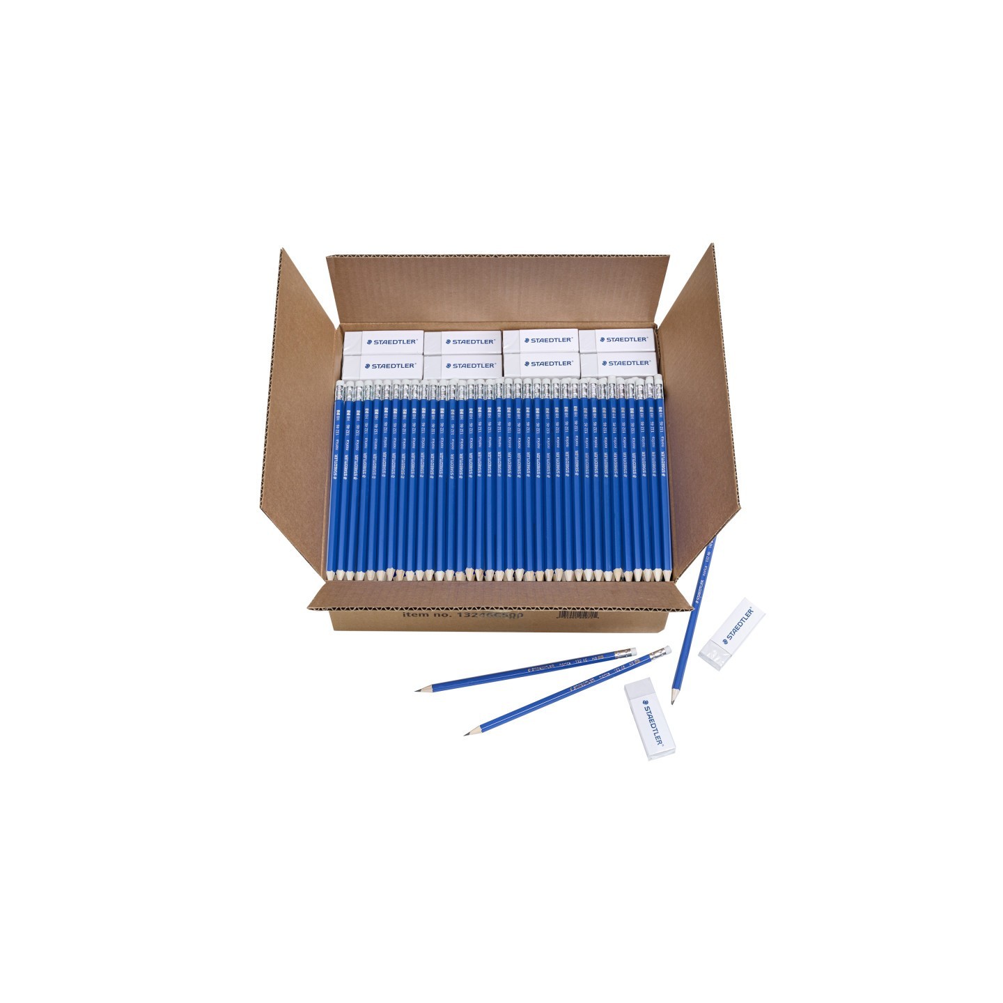 STAEDTLER® Norcia pencils + 40 erasers, carton 500