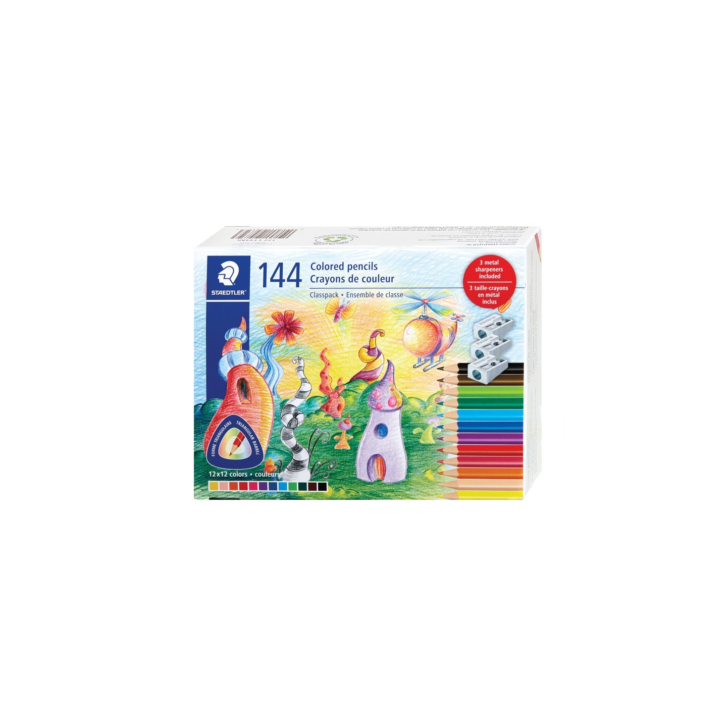 STAEDTLER® Colored Pencils, Class pack of 144
