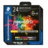 STAEDTLER® Pigment Arts Brush Pens, Assorted Colors, Set of 24
