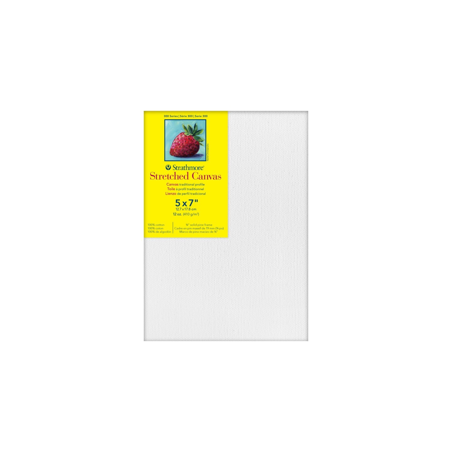 Strathmore 300 Series Traditional Stretched Canvas, 5x7 inch