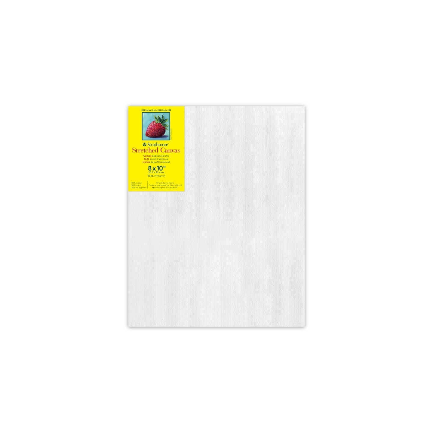 Strathmore 300 Series Traditional Stretched Canvas, 8x10 inch