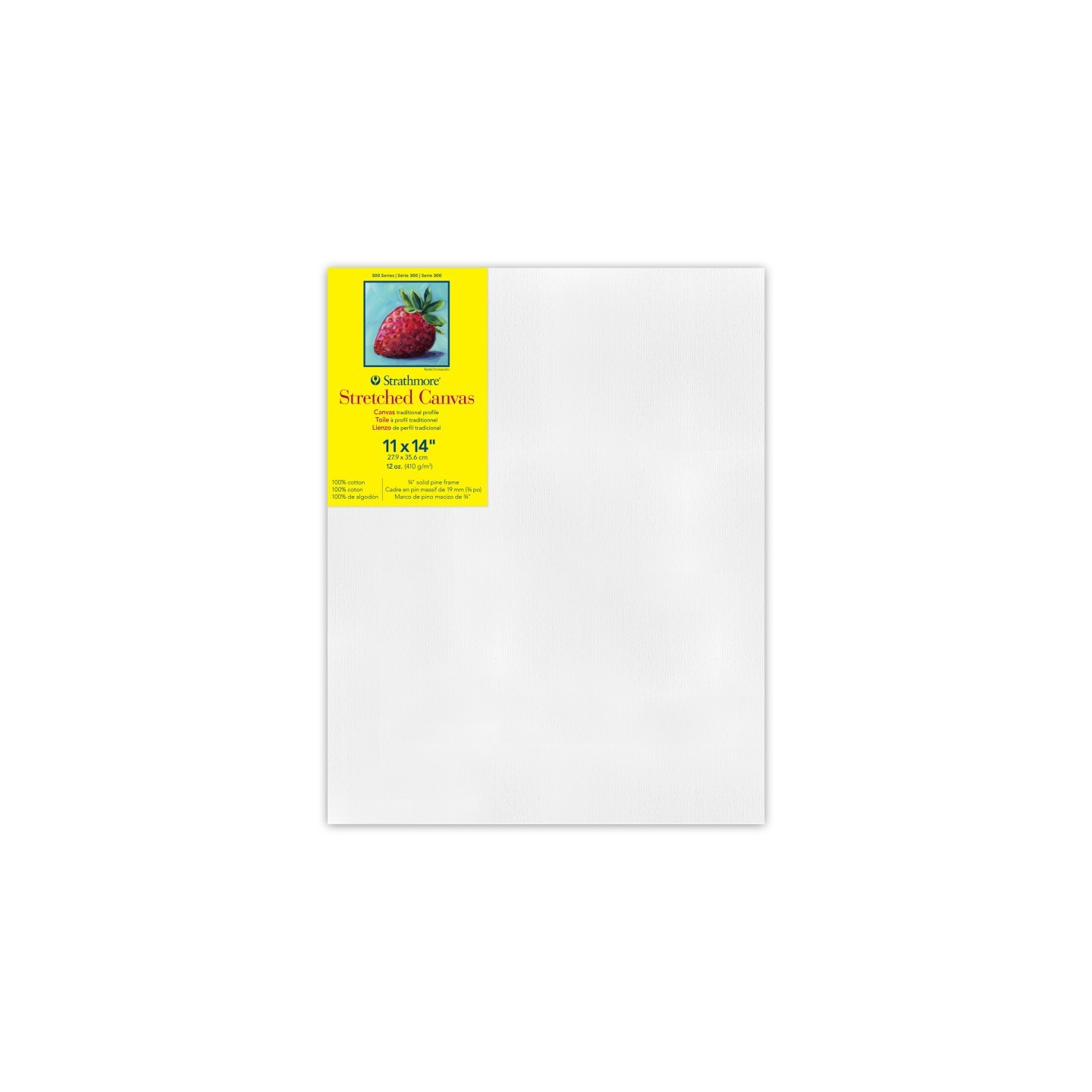 Strathmore 300 Series Traditional Stretched Canvas, 11x14 inch