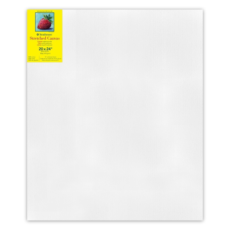 Strathmore 300 Series Traditional Stretched Canvas, 20x24 inch