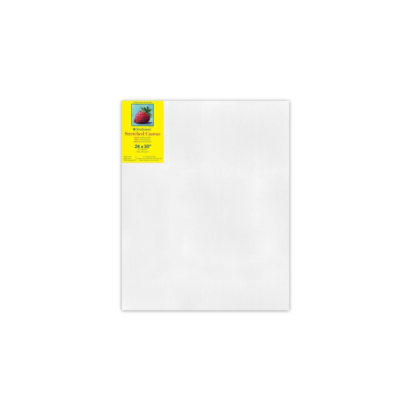 Strathmore 300 Series Traditional Stretched Canvas, 24x30 inch