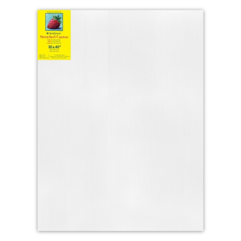 Strathmore 300 Series Traditional Stretched Canvas, 30x40 inch