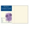 Strathmore Creative Cards & Envelopes, Ivory with Deckle Edge, Full Size, 5x6.875 inch, Pack of 50