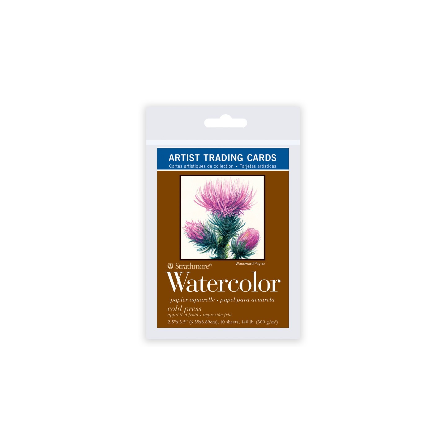 Strathmore 400 Series Artist Trading Cards Watercolor Paper Pack, 2.5x3.5 inch, 10 Sheets