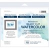 Strathmore 500 Series Ready Cut Watercolor Paper Pack, Cold Press, 8x10 inch, 10 Sheets