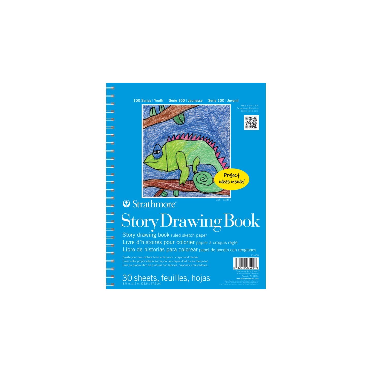Strathmore 100 Series Story Drawing Pad, 30 Sheet, 8.5x11 inch, 1 Count