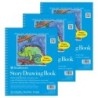Strathmore 100 Series Story Drawing Pad, 30 Sheet, 8.5x11 inch, Pack of 3