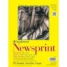 Strathmore 300 Series Newsprint Pad, Tape Binding, 50 Sheet, 9x12 inch, 1 Count