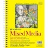 Strathmore 300 Series Mixed Media Pad, Side Wire Binding, 40 Sheet, 9x12 inch, 1 Count