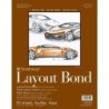 Strathmore 400 Series Layout Paper Pad, Glue Binding, 50 Sheet, 11x14 inch, 1 Count