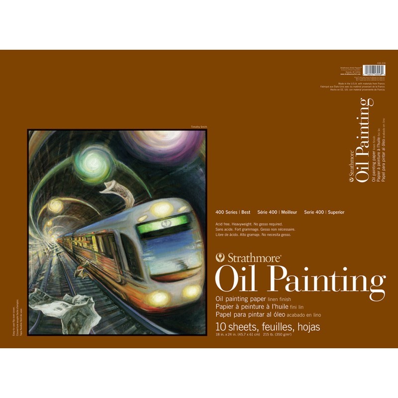Strathmore 400 Series Oil Pad, 10 Sheet, 18x24 inch, 1 Count