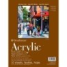 Strathmore 400 Series Acrylic Pad, Glue Binding, 10 Sheet, 9x12 inch, 1 Count