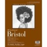 Strathmore 400 Series Bristol Paper Pad, Smooth Finish, 2-Ply, Tape Binding, 15 Sheet, 11x14 inch, 1 Count
